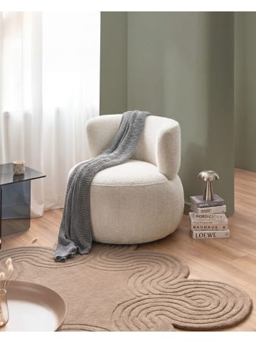 Beliani Sessel VOLDA in Beige - (W) 78 x (H) 74 x (L) 80 cm