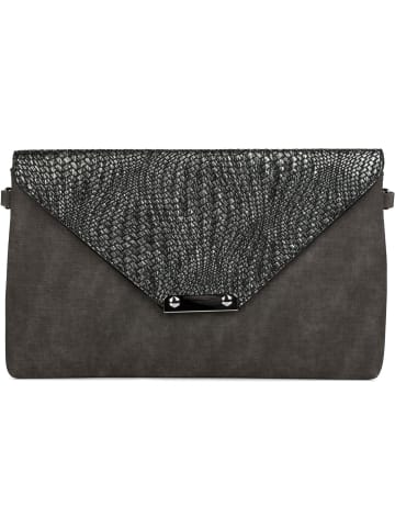 styleBREAKER Clutch Handtasche in Flecht Optik