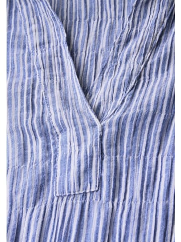 Cecil Gestreifte Strukturbluse in Blau