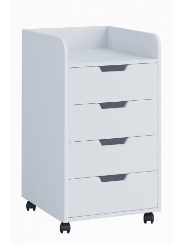 VCM  Rollcontainer Bürocontainer Schublade Konal Maxi in Weiß