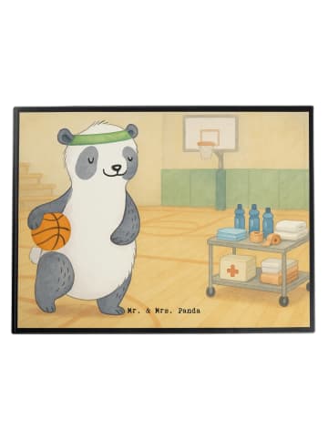 Mr. & Mrs. Panda Schreibunterlage Panda Basketball Design ohne S... in Weiß