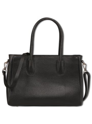 Toscanto Leder Handtasche Toscanto Tasche schwarz ca. 35cm