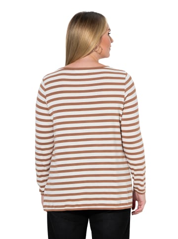 MIAMODA Langarmshirt in zimtbraun