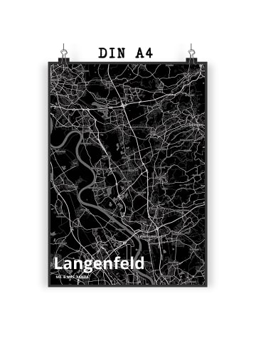 Mr. & Mrs. Panda Poster Langenfeld mit Spruch in Keine Angabe