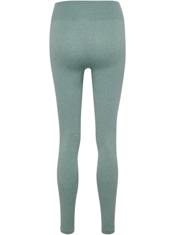 Hummel Leggings Hmlyoga Multisport Damen in CHINOIS GREEN MELANGE