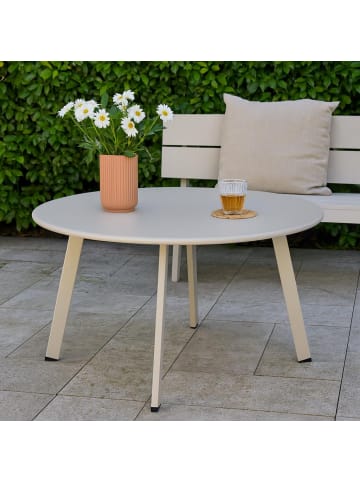Ambiance Couchtisch in Beige, Ø 70 x (H) 40 cm
