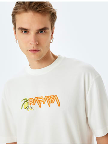 KOTON TSHIRT SS in Weiß