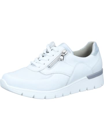WALDLÄUFER Schnürschuhe in weiss/silber