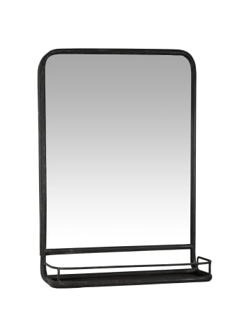 IB Laursen Wandspiegel mit Ablage in schwarz
