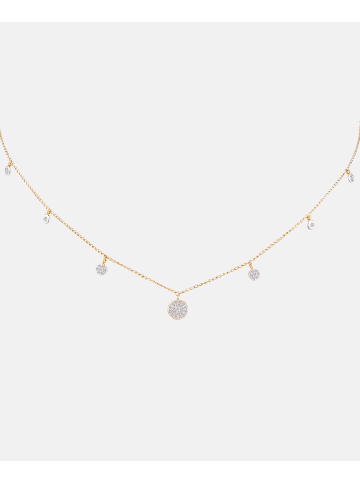 Diamant L'éternel Halskette aus 375 Gelbgold mit Diamant
