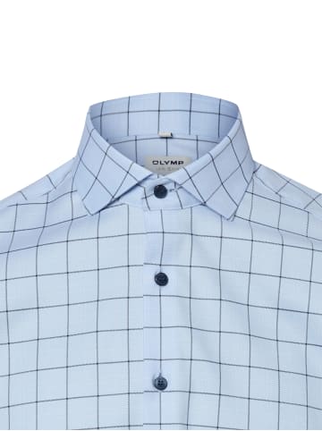 OLYMP LEVEL 5 Hemd in hellblau marine