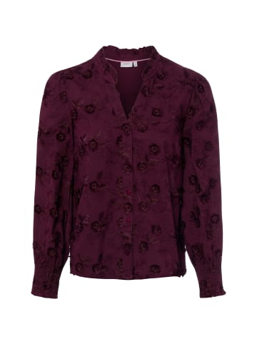 NÜMPH Bluse NULenea in aubergine