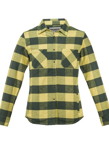 DOLOMITE W QUILTED OVERSHIRT in Grün