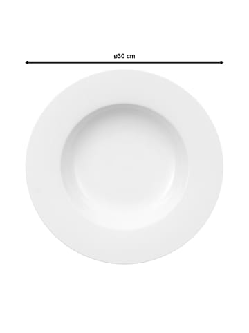 Villeroy & Boch 6er Set Pastateller Royal ø 30.0 cm in weiß