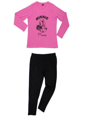 Disney Disney Minnie Mouse Schlafanzug Langarm in rosa