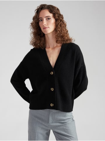 Style Republic Kaschmir-Cardigan Boxi in schwarz