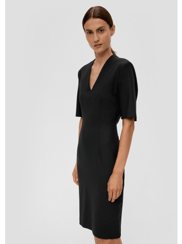 s.Oliver BLACK LABEL Kleid kurz in Schwarz