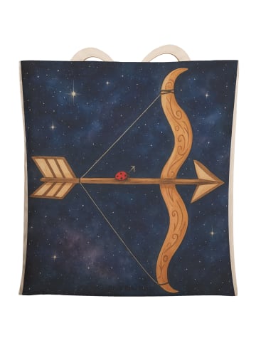 Mr. & Mrs. Panda Umhängetasche Sternzeichen Schütze Design ohne ... in Weiß