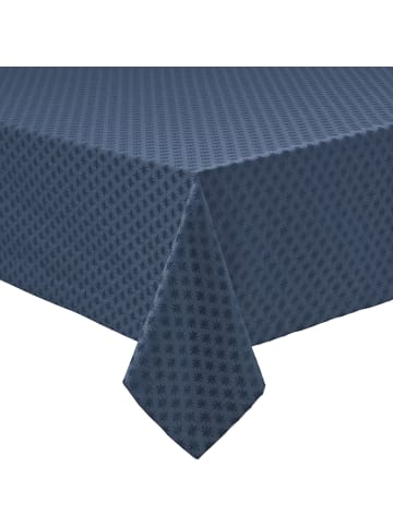 Erwin Müller Jacquard, Baumwollmischung Tischdecke Denia in blau