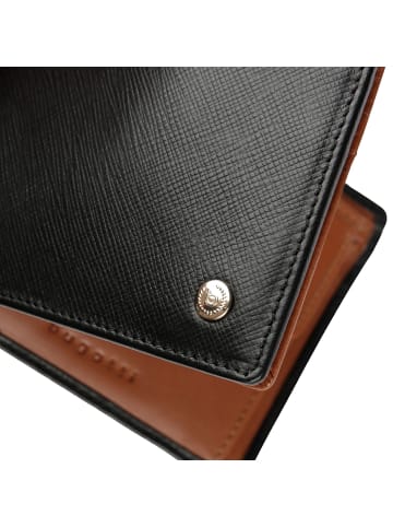 Bugatti Roccia Geldbörse RFID Schutz Leder 11.5 cm schwarz