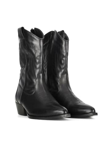 PS Poelman Cowboystiefel "MOCO" in Schwarz