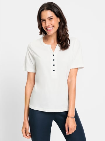 WITT WEIDEN Kurzarmshirt in ecru