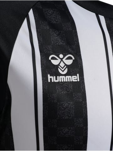 Hummel T-Shirt "Match Striped Jersey S/S" in Schwarz