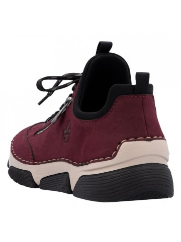 rieker sportlicher Schnürer  in Rot