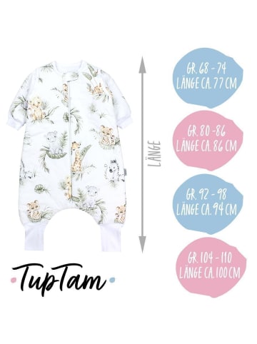 TupTam Winterschlafsack mit Armen Beinen in grün Modell 1