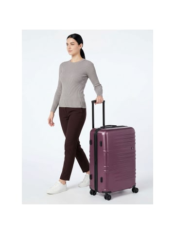 Pack Easy Mena 4 Rollen Trolley 75 cm mit Dehnfalte in violett
