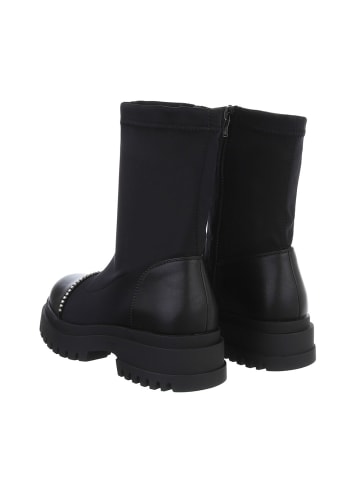 Ital-Design Stiefelette in Schwarz