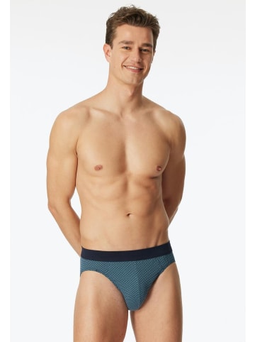Schiesser Rio-Slip in Blaugrau