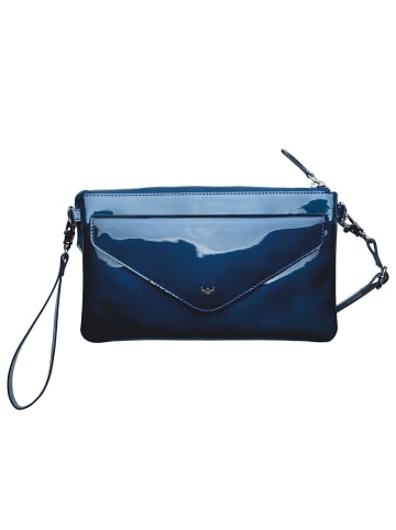 Golden Head Carrara Clutch Geldbörse RFID Schutz Leder 22 cm blau