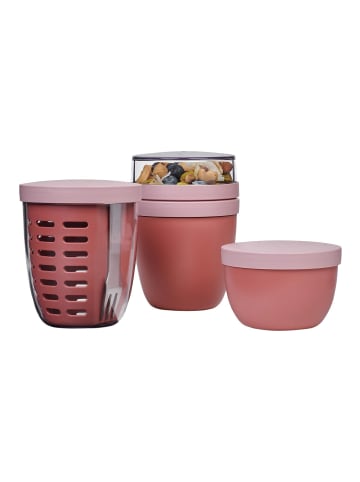 Mepal 3-tlg. Lunchpot, Fruitpot und Snackpot Ellipse in – in Vivid Mauve