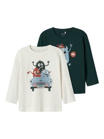 name it Langarmshirt 2er Pack NMMVAGNO 2P LS LOOSE TOP in pine grove