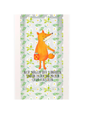 Mr. & Mrs. Panda Windlicht Outdoor Fuchs Laterne mit Spruch in Transparent