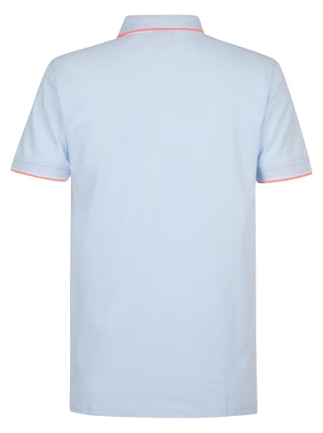 Petrol Industries Klassisches Poloshirt Wave in Blau