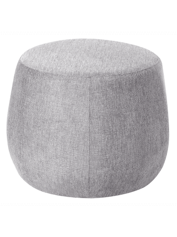 Beliani Pouf ASHTON in Grau - (W) 61 x (H) 43 x (L) 61 cm