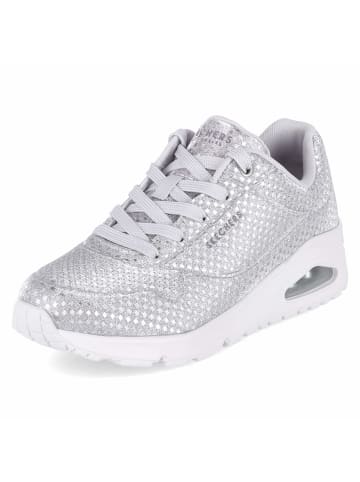 Skechers Schnürhalbschuh in silber/platin