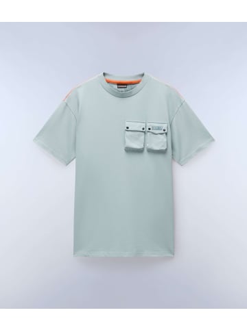 Napapijri T-Shirt "S-Rivalto Ss" in Grün