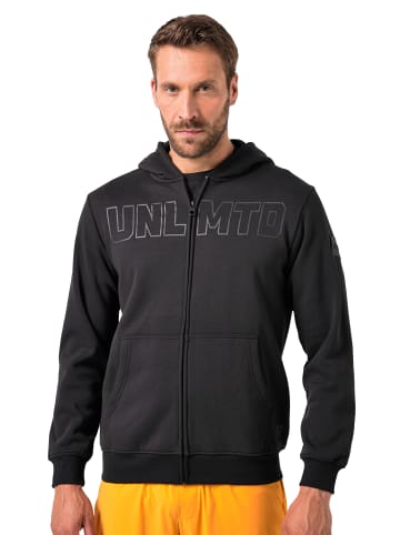 JP1880 Sweatjacke in schwarz