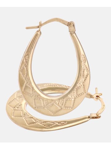 Vanlere Creolen aus 375 Gelbgold