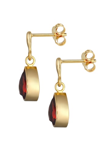 Elli Ohrringe 925 Sterling Silber Tropfen in Gold