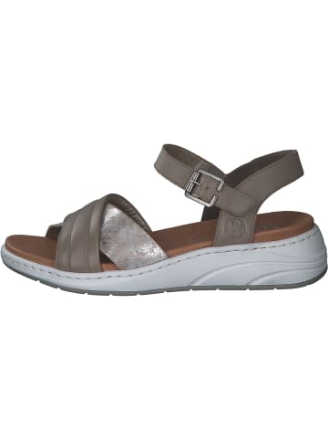 rieker Keilsandaletten in seal/rose-metallic