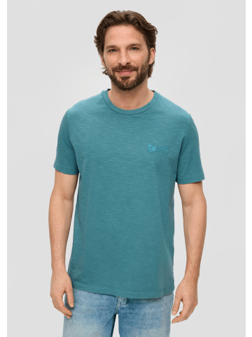 s.Oliver T-Shirt kurzarm in Petrol