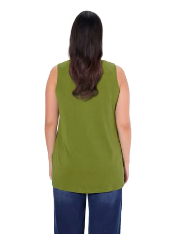 Ulla Popken Strick-Top in grasgrün