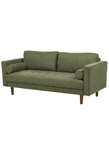 Beliani 2-tlg Sitzgruppe NURMO in Grün/Braun