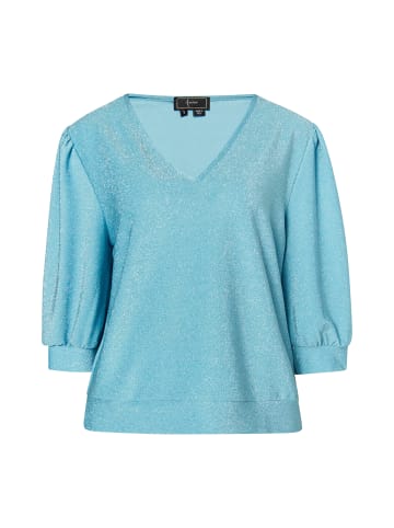 faina Glitzershirt in Aqua