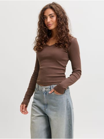 JJXX Langarm-T-Shirt in Bracken