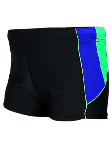 Aquarti Jungen Kurze Badehose mit Einsätzen Seitlich in rot